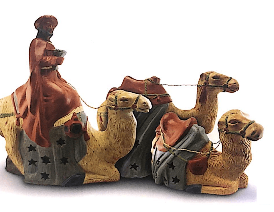 Juego de camellos navideños